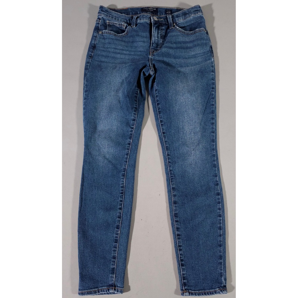 Lucky Brand Ava Skinny Jeans Womens 6/28 Blue Mid Rise Stretch Denim